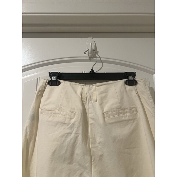 NEW a new day Cream High-Rise Pleat Front Wide Leg Women's Pants Size 6 - Picture 6 of 10